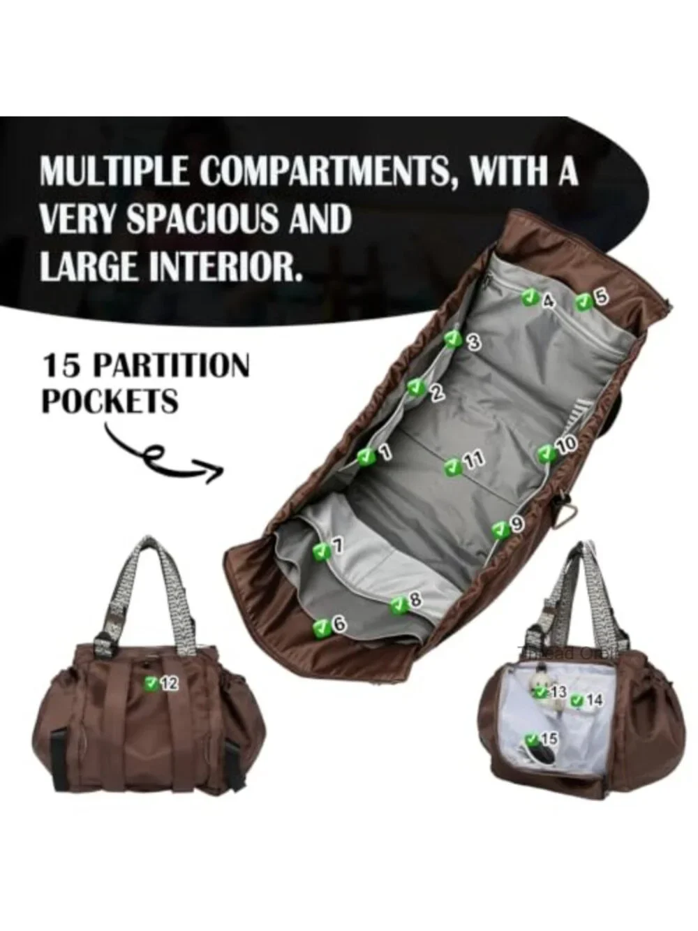 Multifunctional Travel Bag: Backpack, Crossbody & Shoulder - Large Capacity